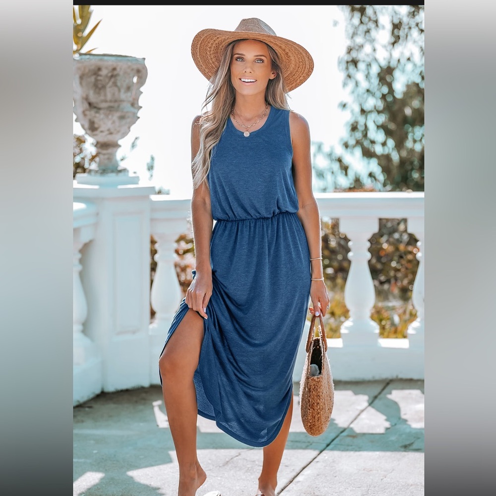 Cupshe Blue Maxi Dress